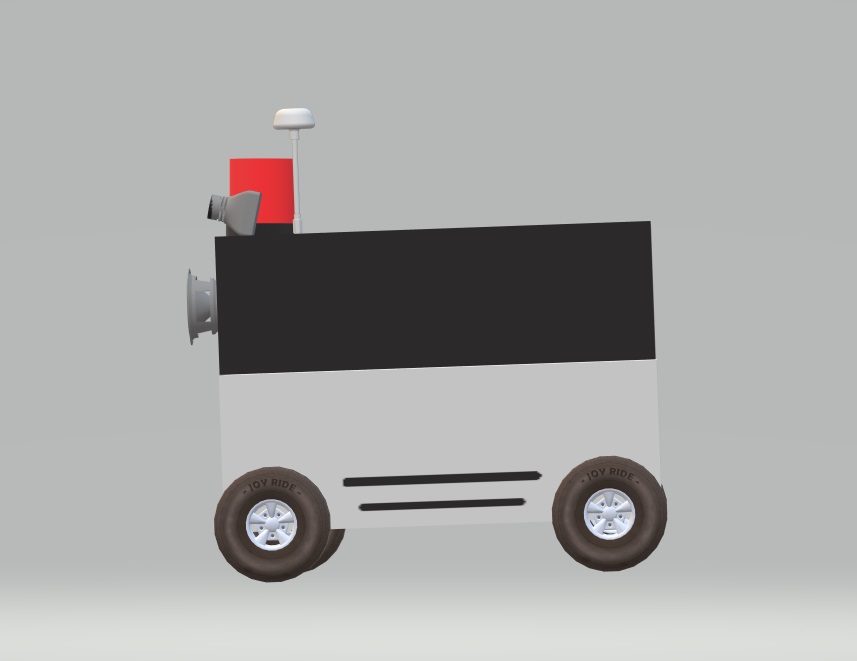 Ecommerce courier robot