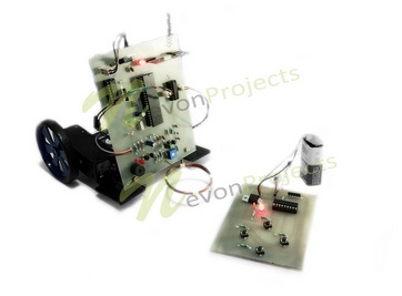Rf Controlled Robotic Vehicle With Metal Detection Project width=